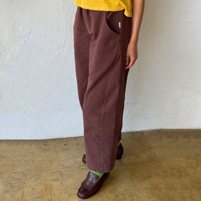 Women's Cotton Arc Pants - Chocolate