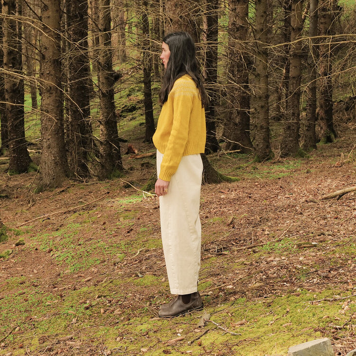Women's Cotton Arc Pants - Naturel