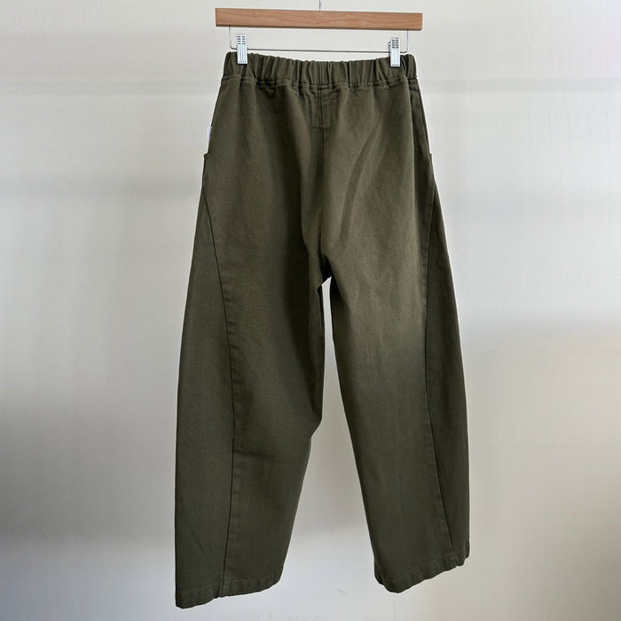 Women's Cotton Arc Pants - Olive Canvas
