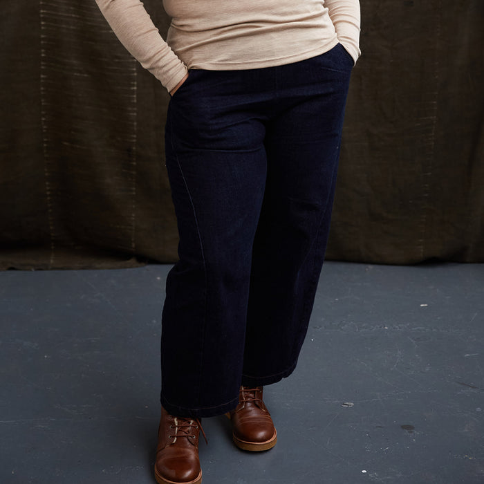 Women's Cotton Arc Pants - Raw Denim