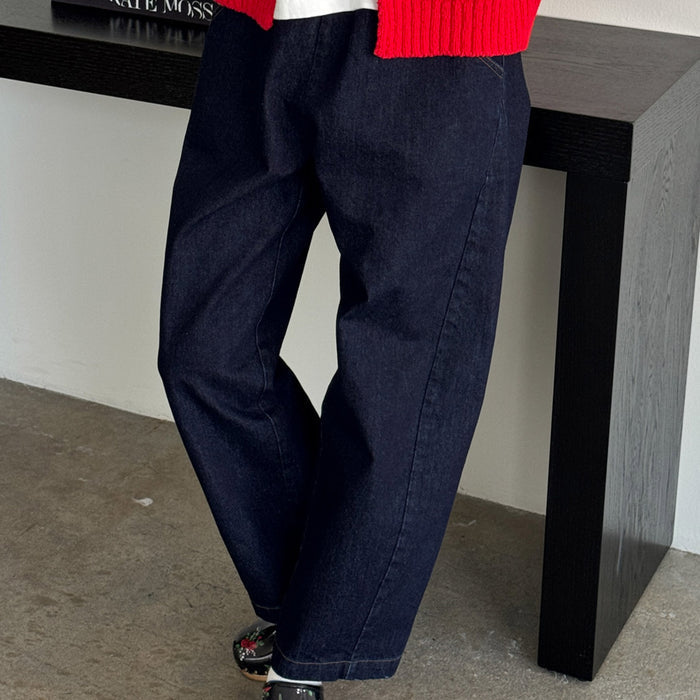 Women's Cotton Arc Pants - Raw Denim