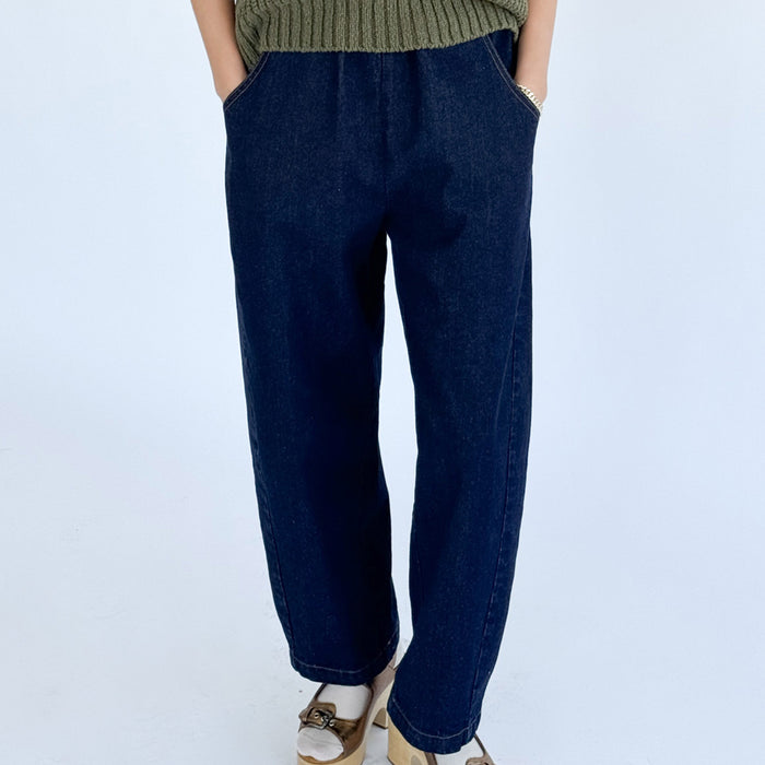 Women's Cotton Arc Pants - Raw Denim