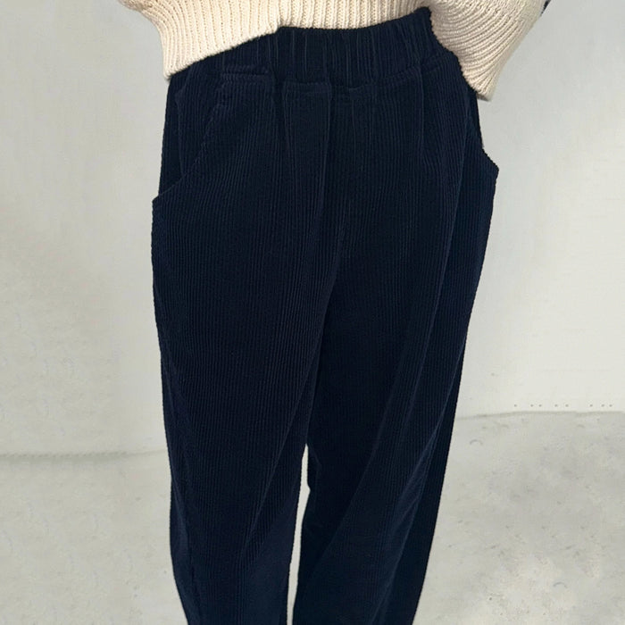 Women's Cotton Corduroy Arc Pants - Midnight