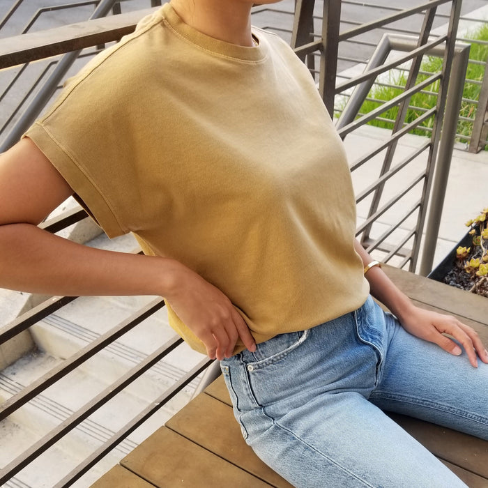 Women's Cotton Ease Tee - Butterscotch
