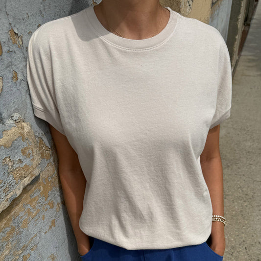 Women's Cotton Ease Tee - Rice