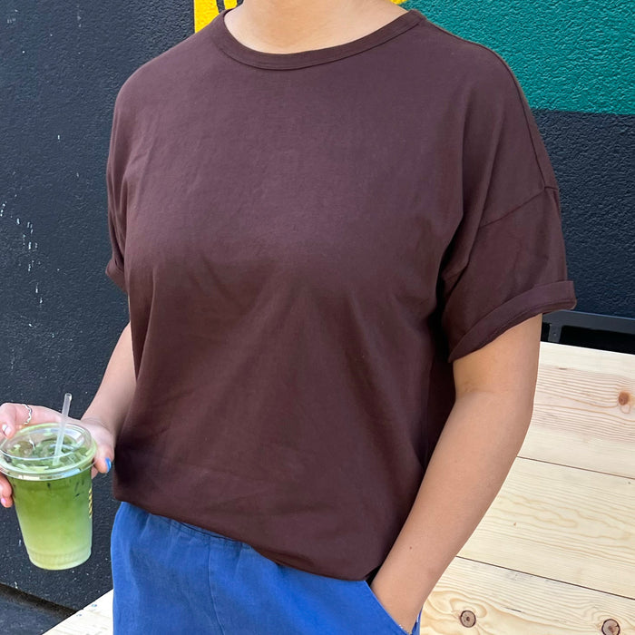 Women's Cotton Her Tee - Cacao