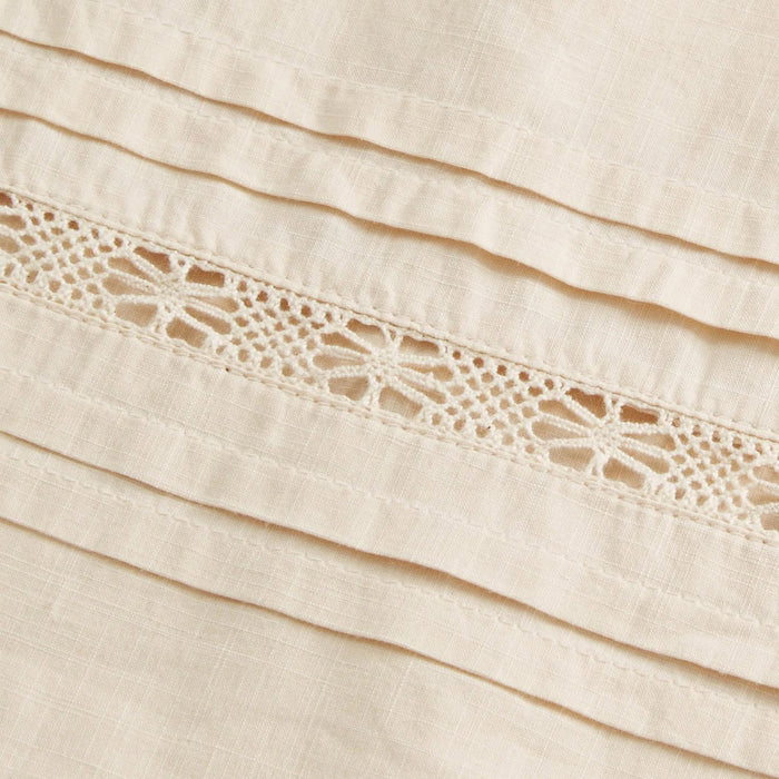 Women's Cotton Leaf Shirt - Antique Beige