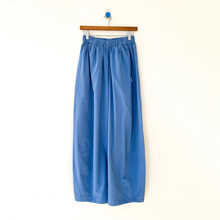 Women's Cotton Parachute Pants - Slate Blue