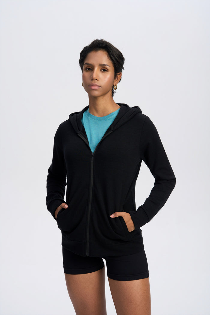 Women’s Merino 220g Full Zip Hoodie