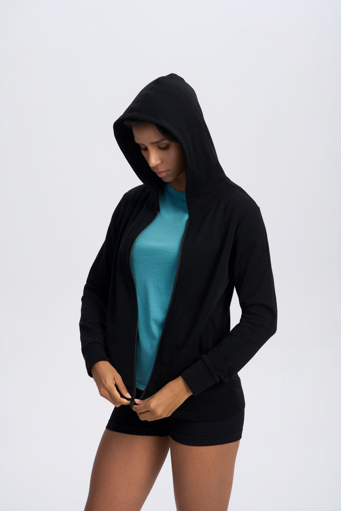 Women’s Merino 220g Full Zip Hoodie