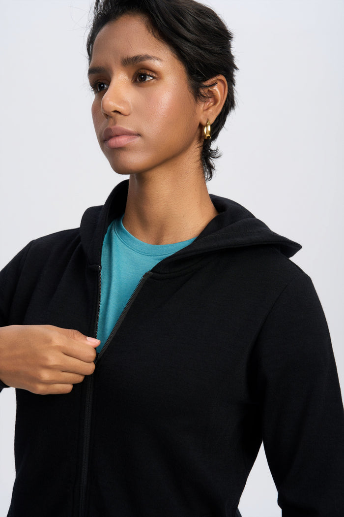 Women’s Merino 220g Full Zip Hoodie