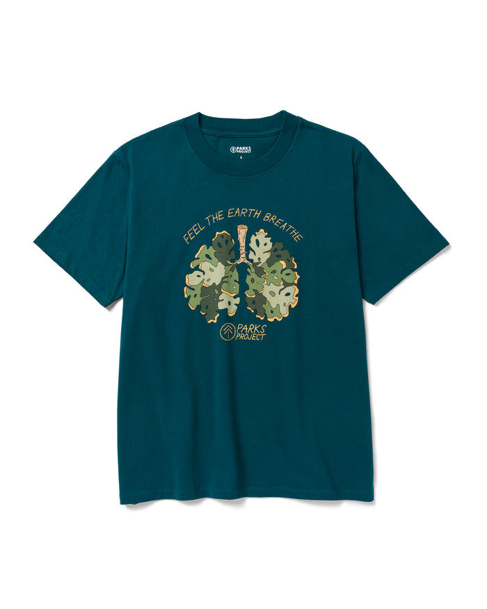 Shop Women's Olyimpic Lichen Relaxed Tee Inspired by Olympic NP | lichen-blue