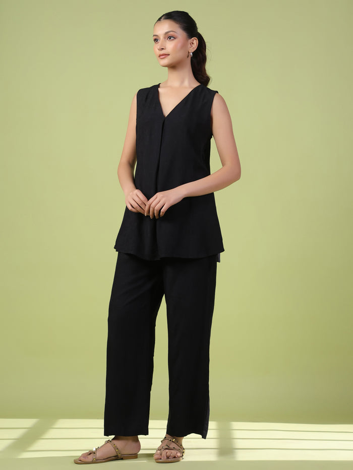 Women's Sleeveless Co Ord Set