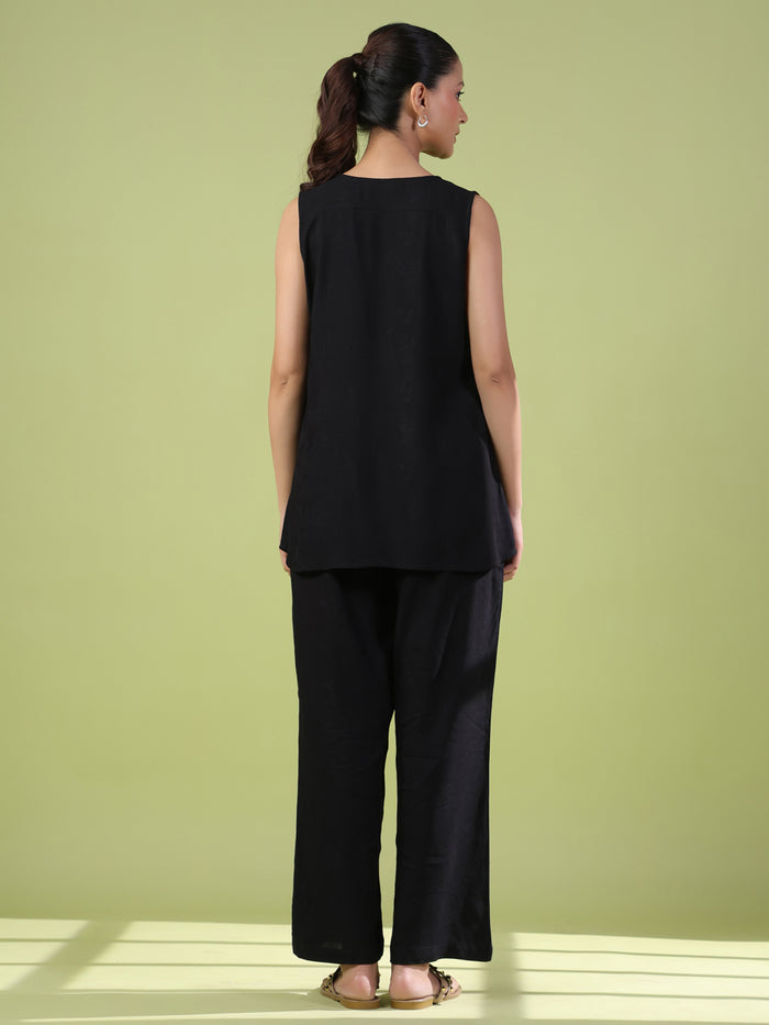 Women's Sleeveless Co Ord Set