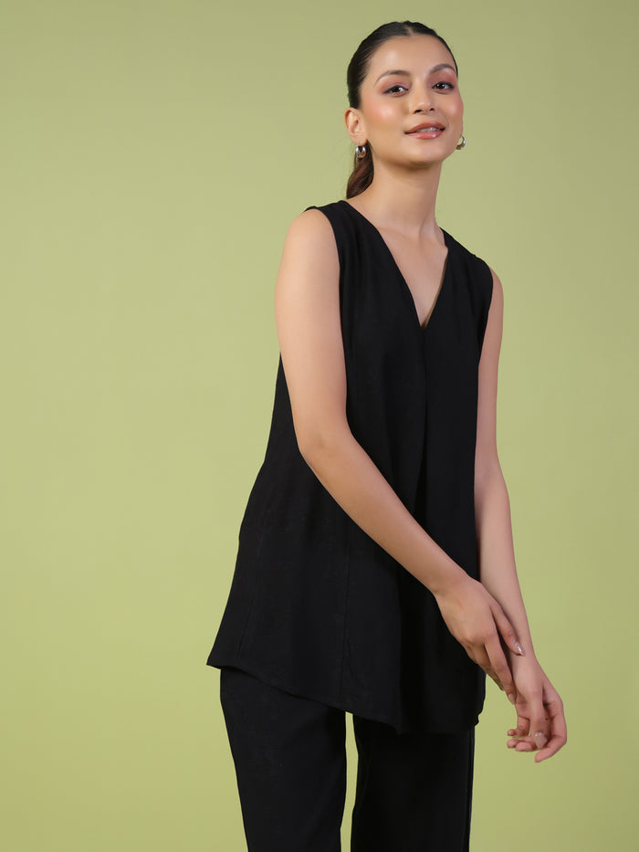 Women's Sleeveless Co Ord Set