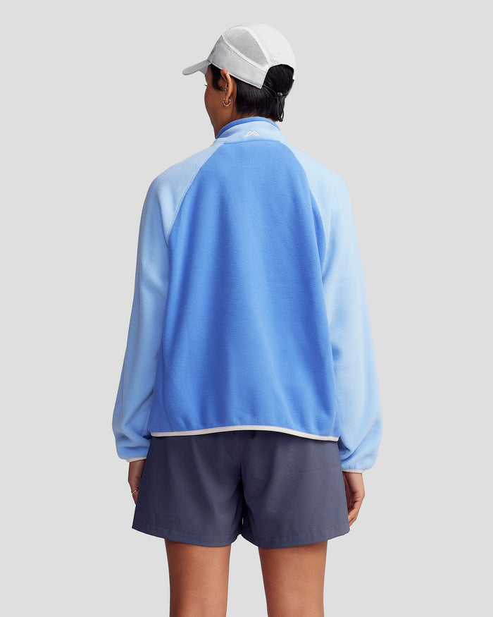 Women’s Trailhead Fleece Lightweight Pullover  -  Peri/Dark Peri