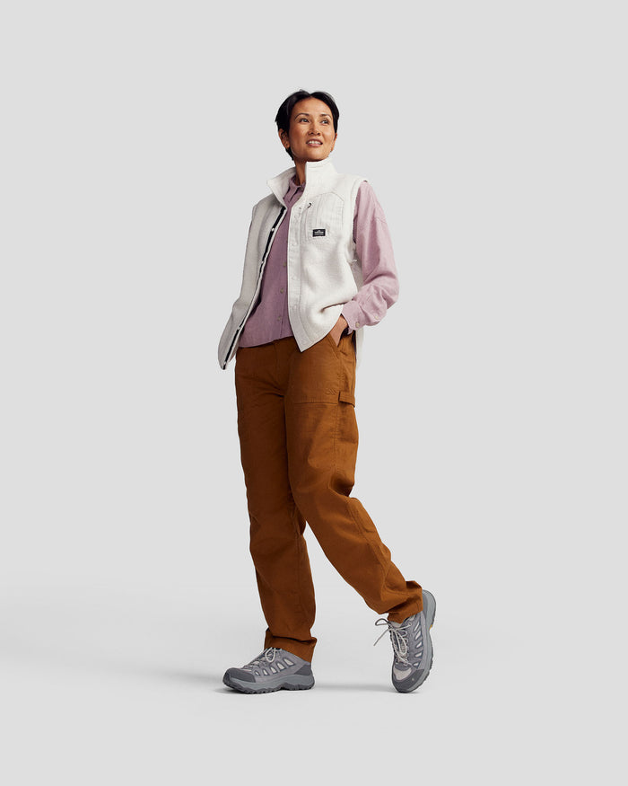 Women’s Weekend Cotton Pants  -  Bark