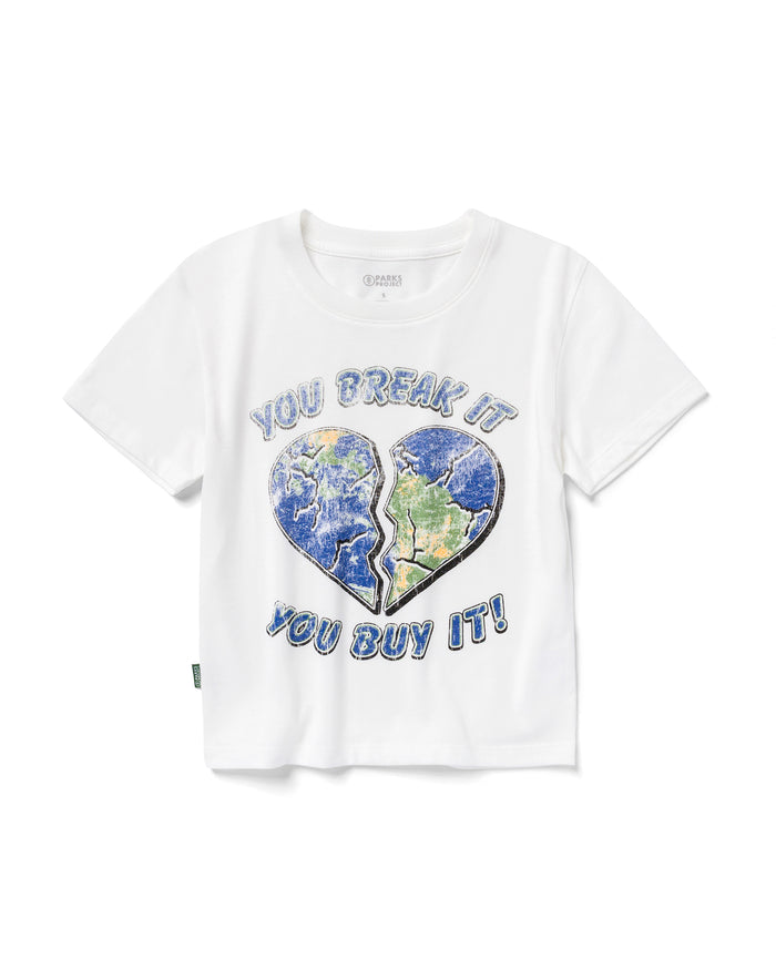 Shop Women's You Break It Mini Tee Inspiring to Restore Public Lands