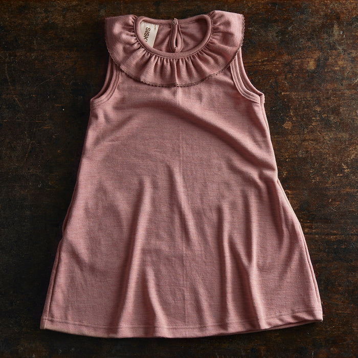 Wren Baby & Kids Dress - Merino Wool & Silk - Orchid