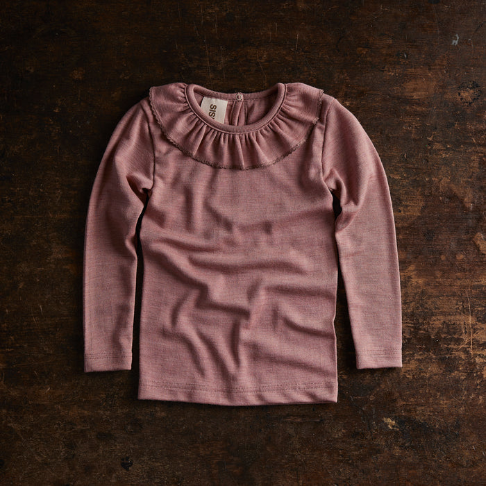 Wren Baby & Kids Top - Merino Wool & Silk - Orchid