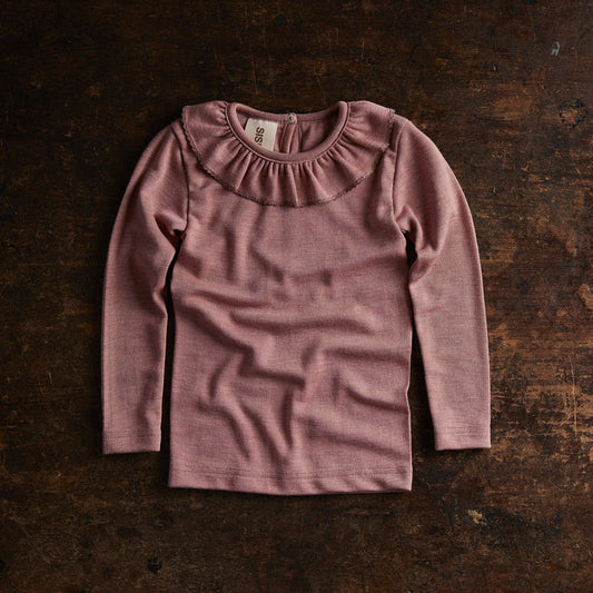 Wren Baby & Kids Top - Merino Wool & Silk - Orchid