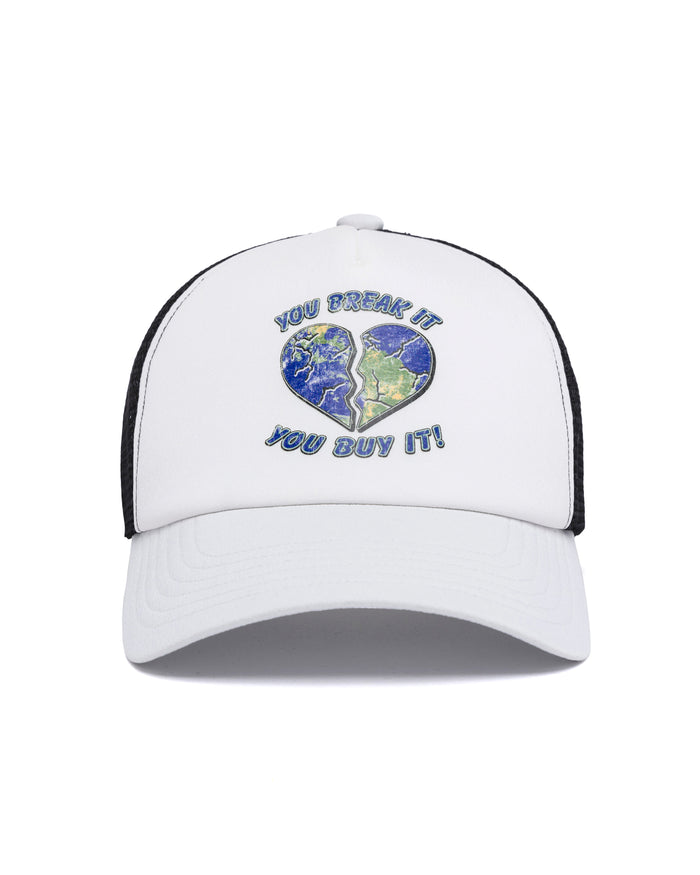 Shop You Break It Trucker Hat Inspired by Restoring Public Lands | marshmallow