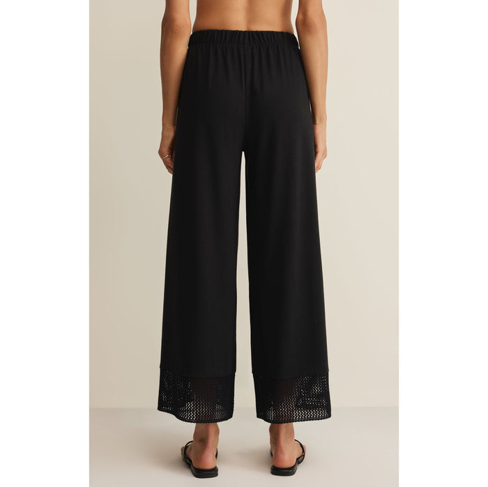 Z Supply Banyan Crochet Pants 2687 – Black