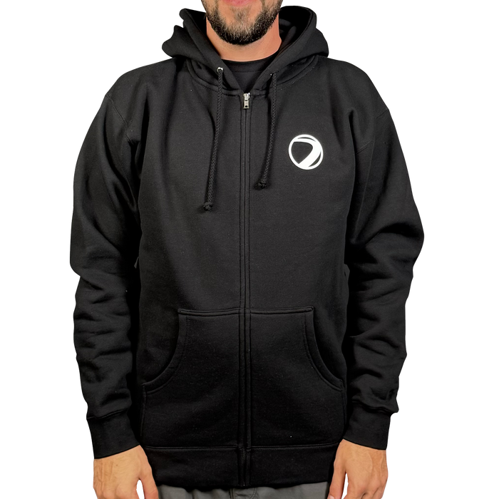 Zip Up Dye Since Black-Premium Fleece Full-Zip Hoodie